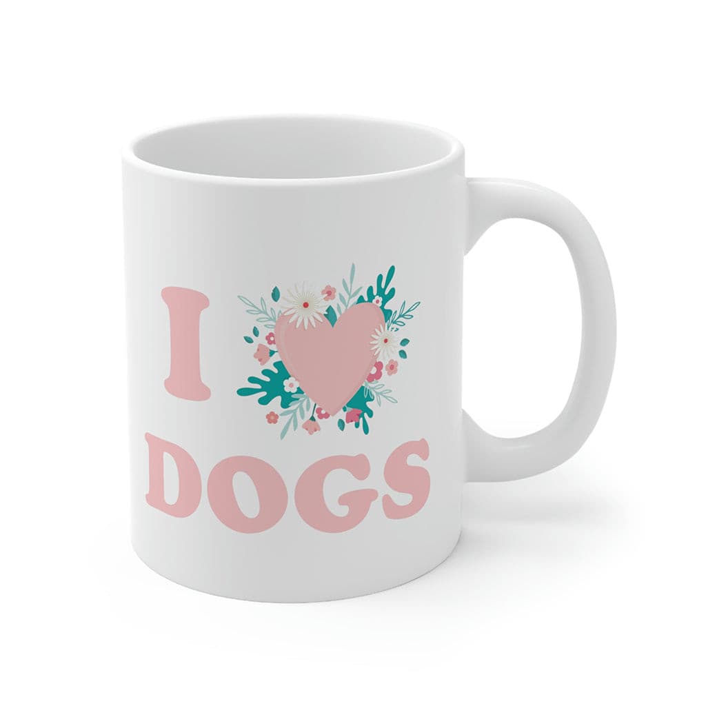 I Heart Dogs Mug