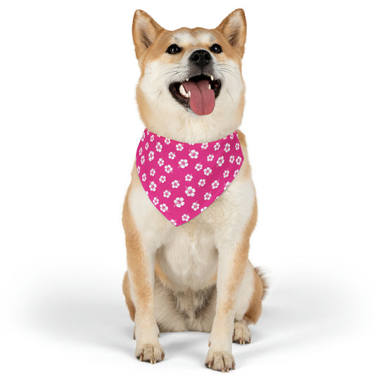 Happy Hibiscus (Dog Bandana Collar)