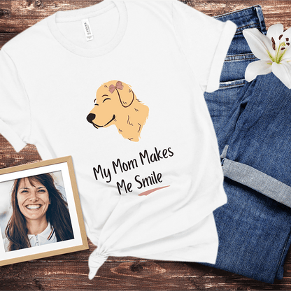 Mom Makes Me Smile Tee